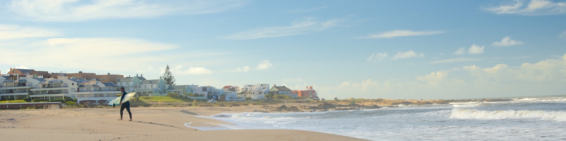 Bikini Beach showing a sandy beach