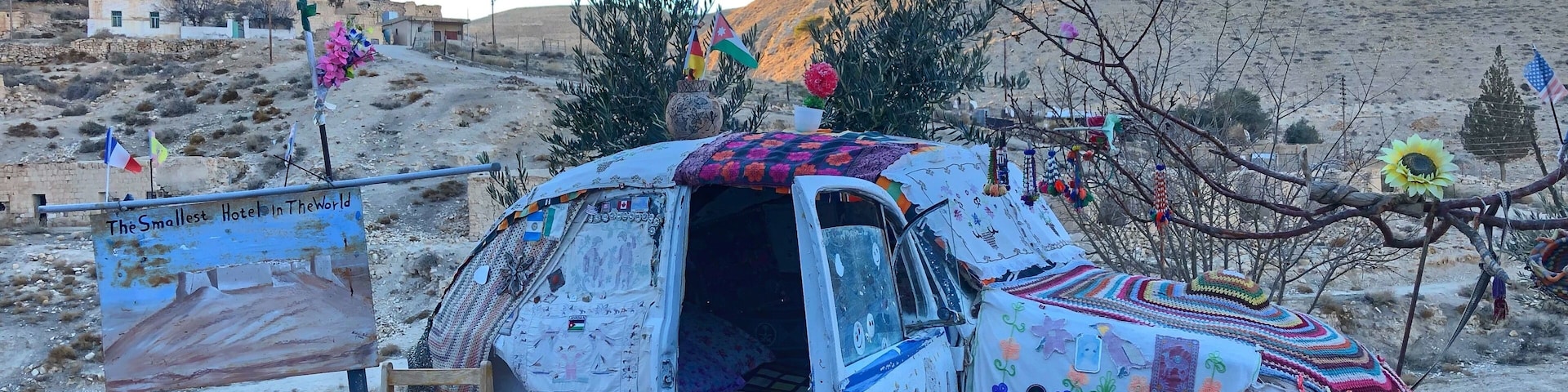 Saw this on a TV show a while back and we stumbled upon it whilst driving to Petra. Certainly was a room with a view across to Shoubak castle.