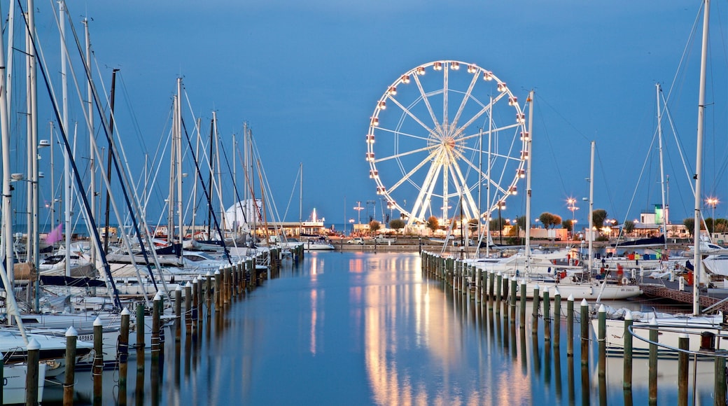 Rimini Marina showing a bay or harbor