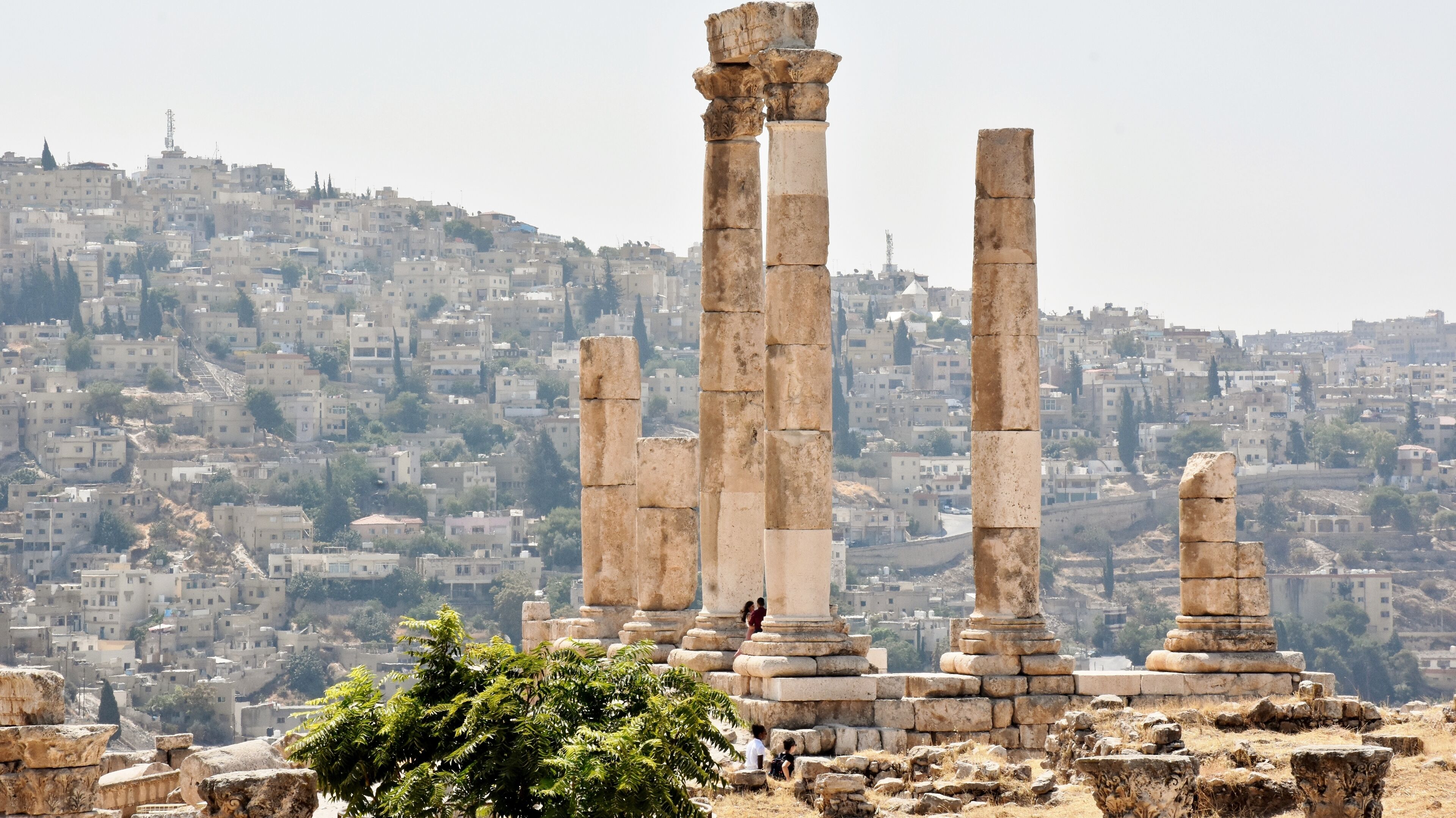 The Amman Citadel is a historical site in Amman. The Citadel is considered an important site because it has had a long history of occupation by many great civilizations. Most of the buildings still visible at the site are from the Roman, Byzantine, and Umayyad periods. The major buildings at the site are the Temple of Hercules, a Byzantine church, and the Umayyad Palace.