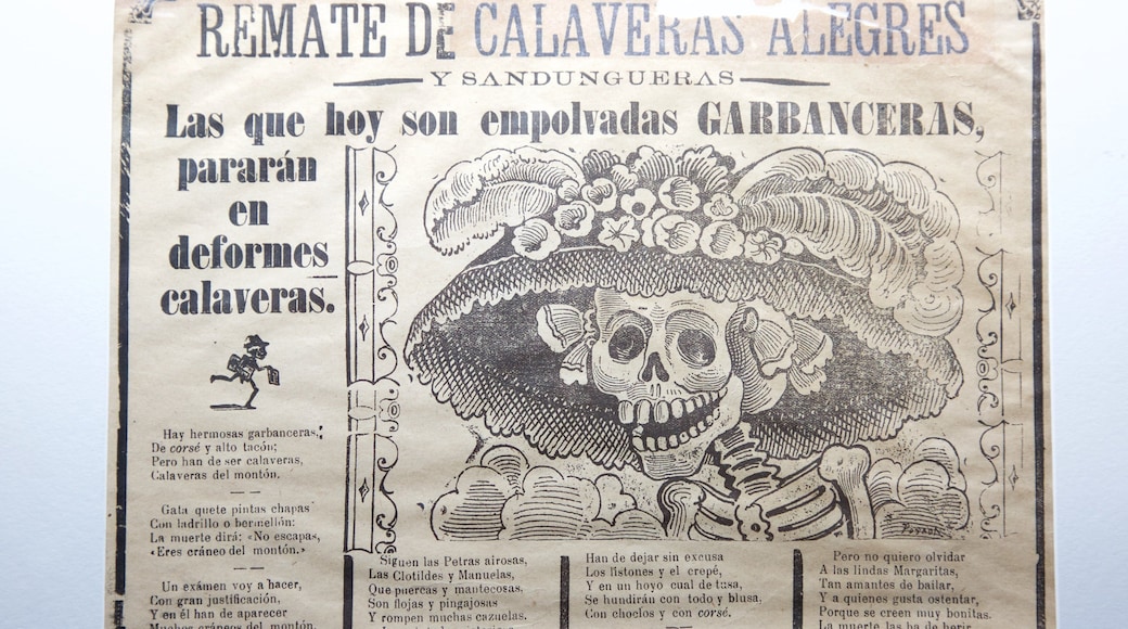 Jose Guadalupe Posada Museum showing art
