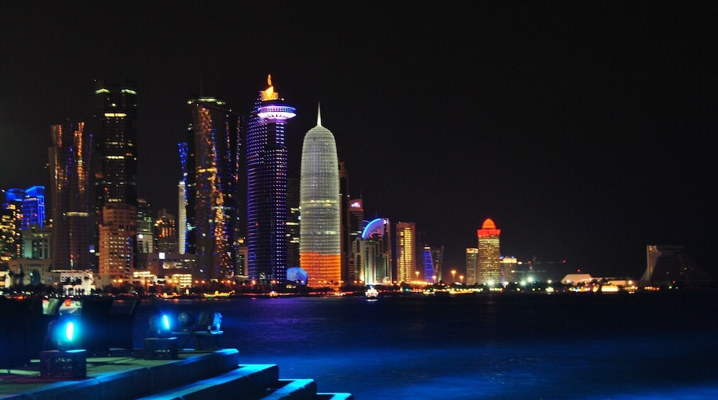 A favourite place to go for a stroll and people watch. Eat some fatoush salad at Al Mourjan then stroll the Corniche and take a dhow cruise. Especially beautiful at night.