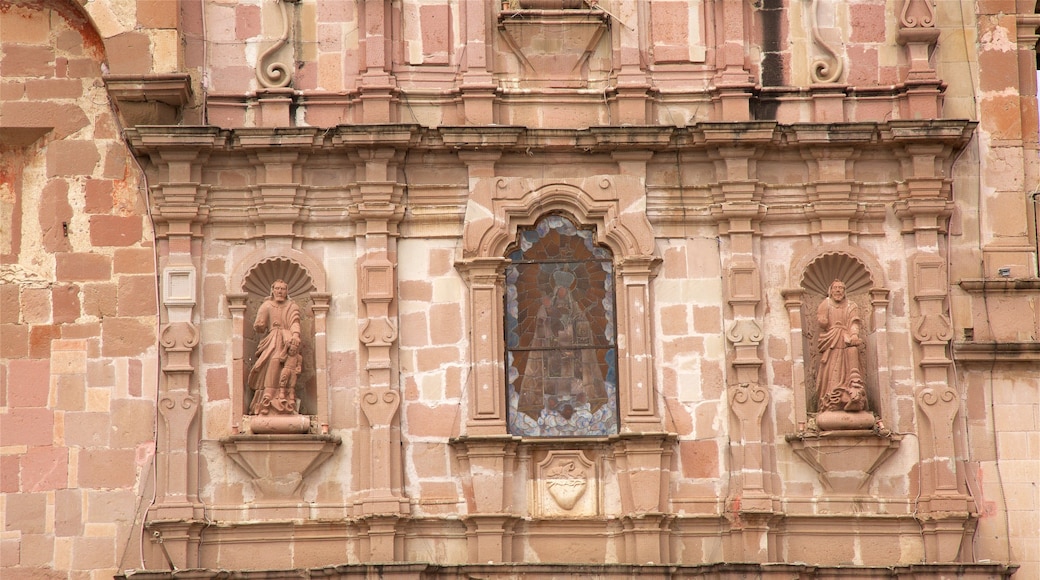 Temple of San Marcos featuring heritage elements
