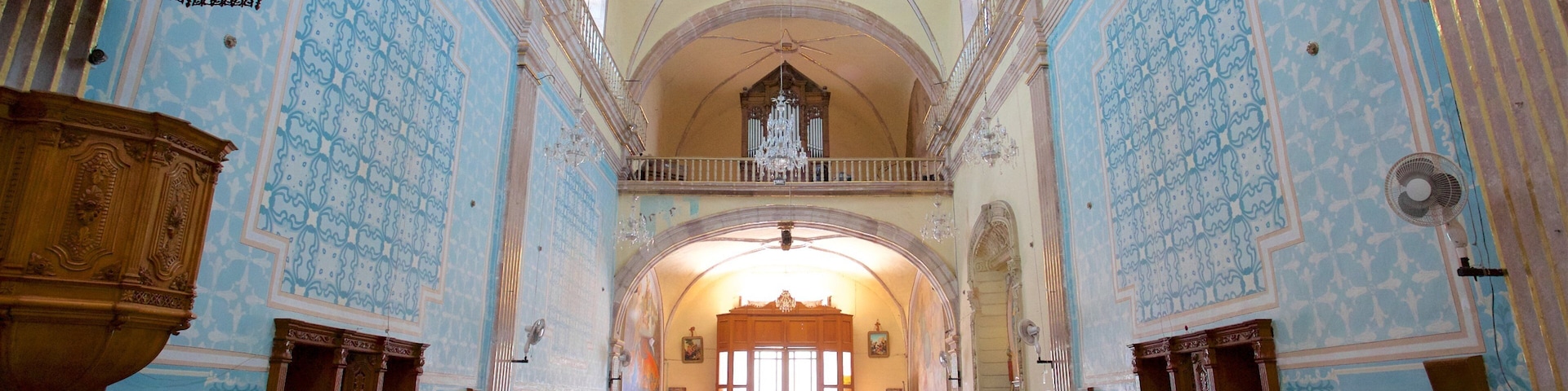 San Marcos Church which includes interior views and a church or cathedral