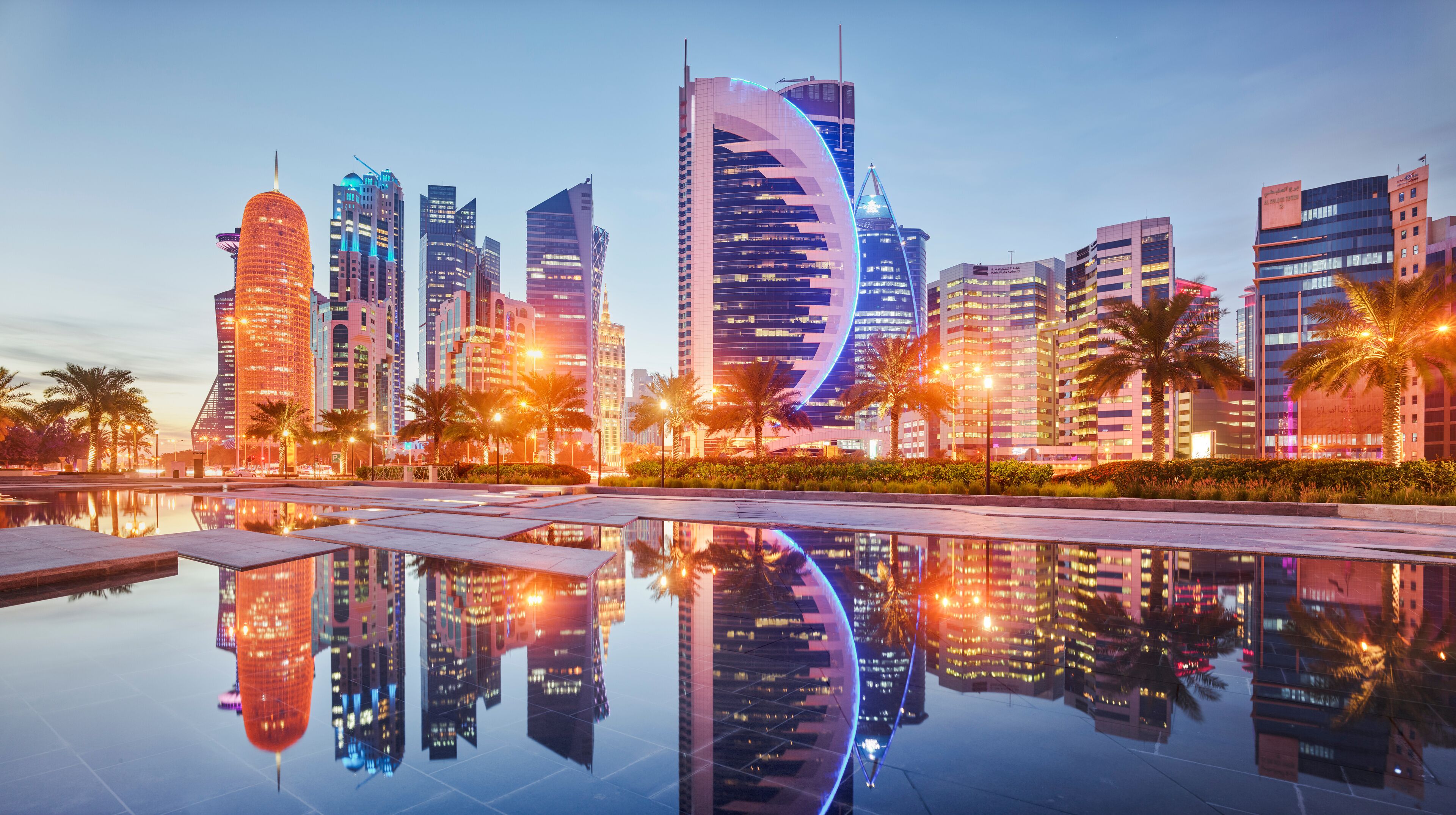 Wolkenkratzer, West Bay, Diplomatic Area, Doha, Katar