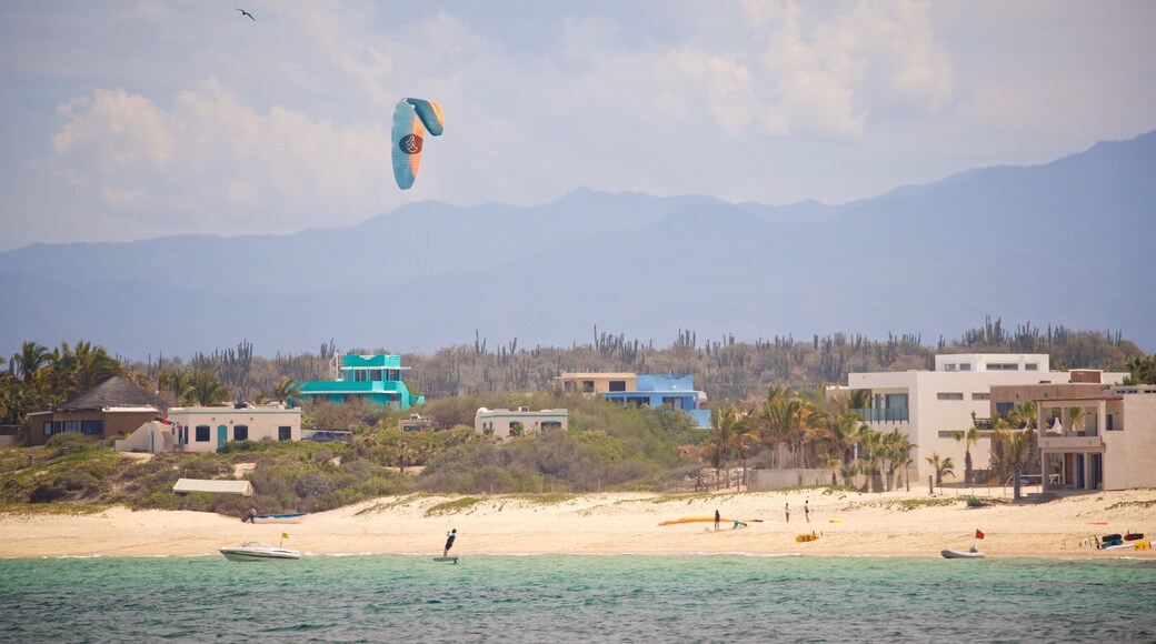 La Ventana showing kite surfing, general coastal views and a coastal town