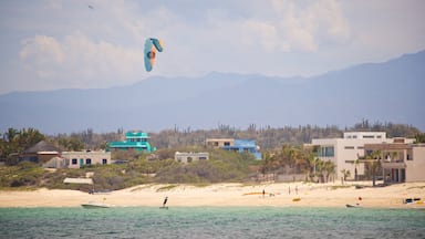 La Ventana showing kite surfing, general coastal views and a coastal town