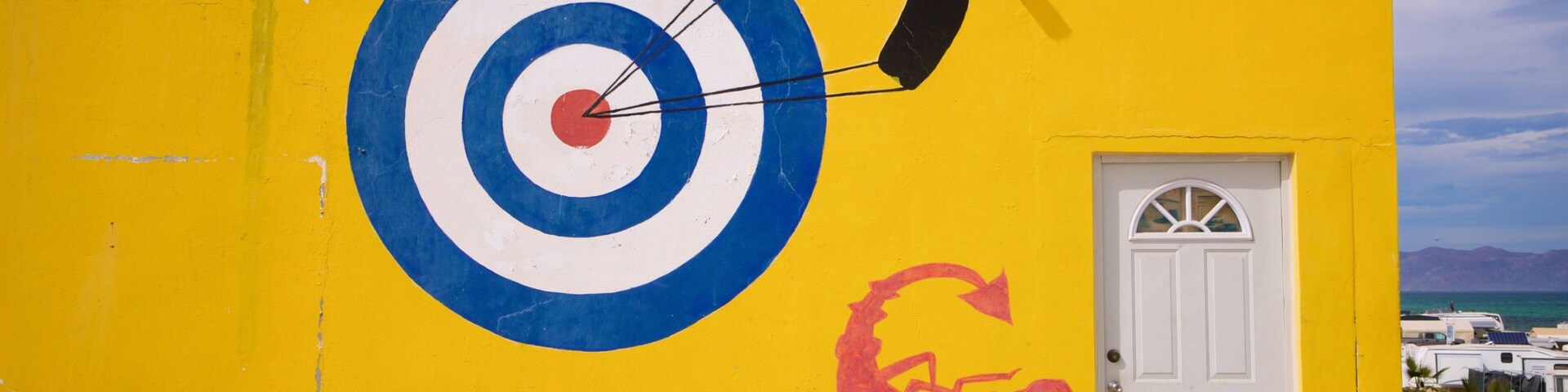 La Ventana showing outdoor art