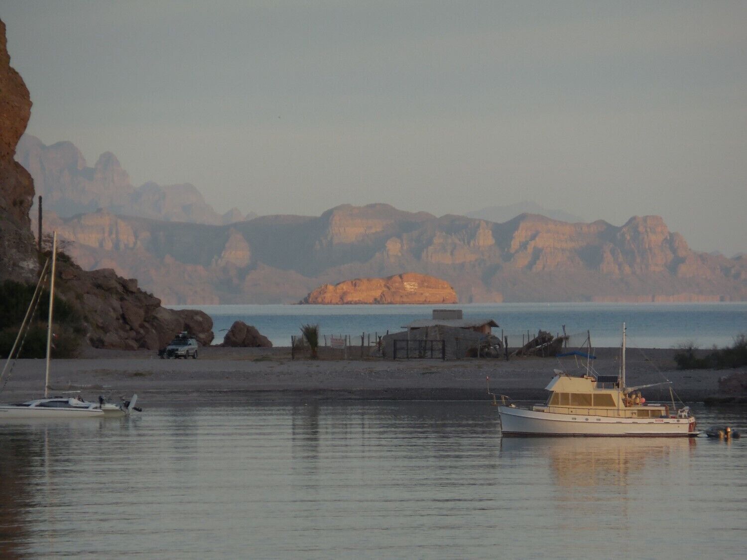 Day after day, getting up before dawn to watch the beautiful palette of colors awake over the islands.
