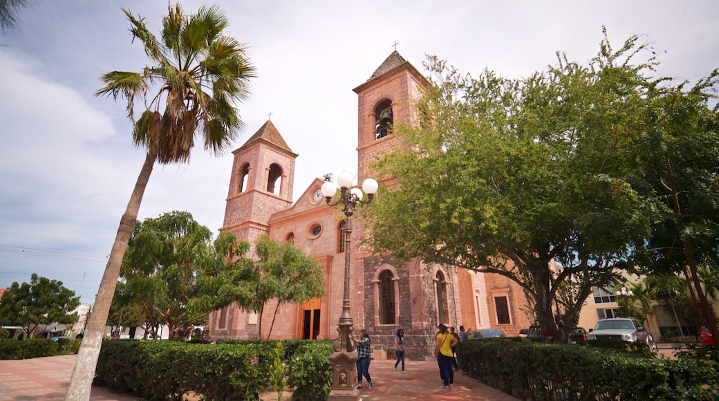 Nuestra Senora del Pilar Cathedral which includes a park and a church or cathedral