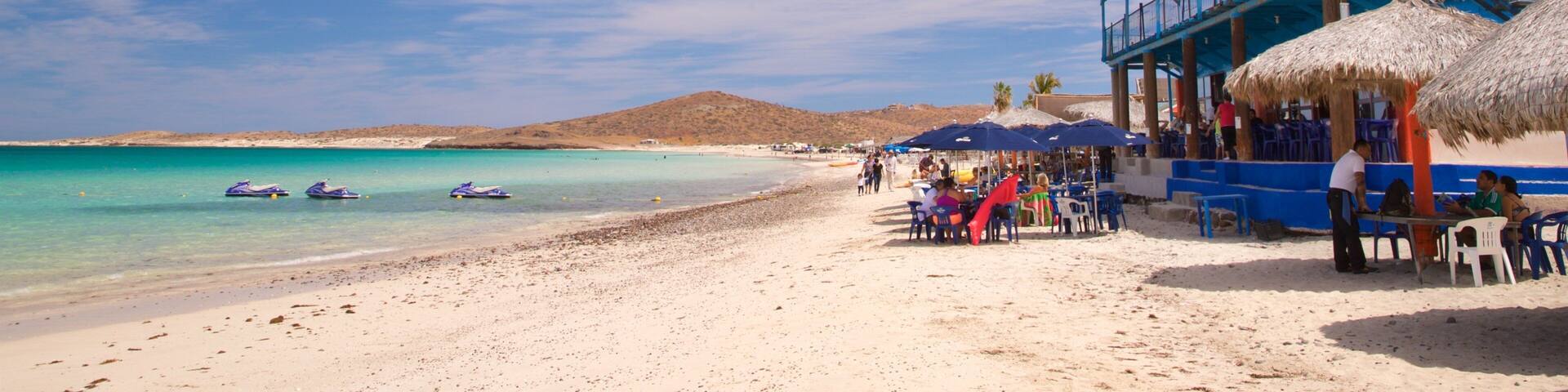 El Tecolote Beach featuring a sandy beach, general coastal views and tropical scenes