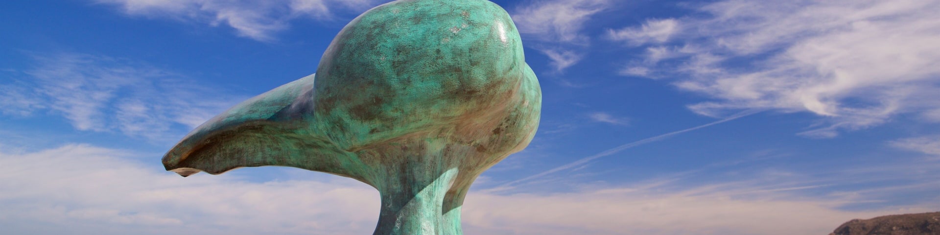 Dove of Peace Monument featuring outdoor art
