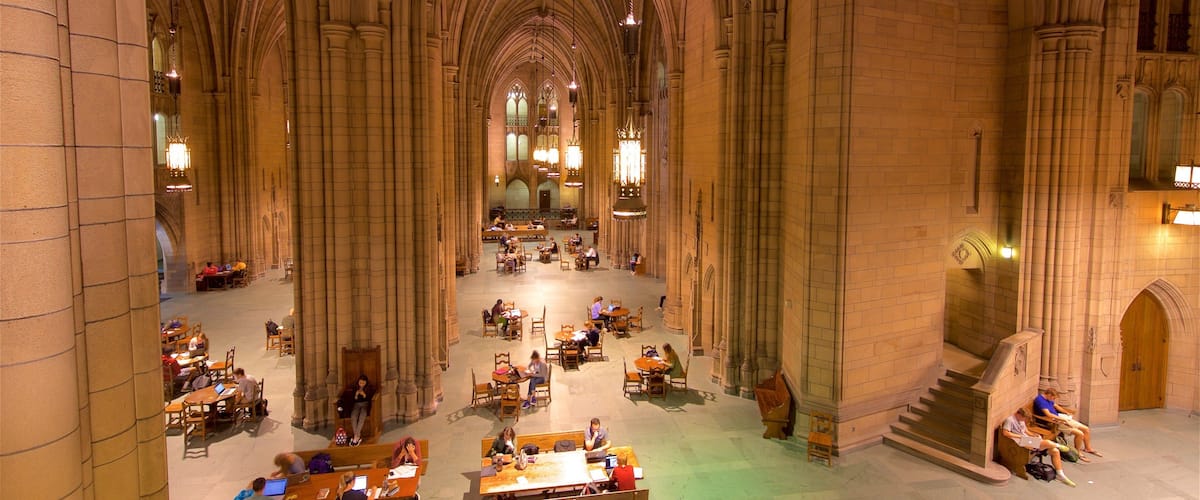 Cathedral of Learning featuring heritage elements, interior views and a church or cathedral
