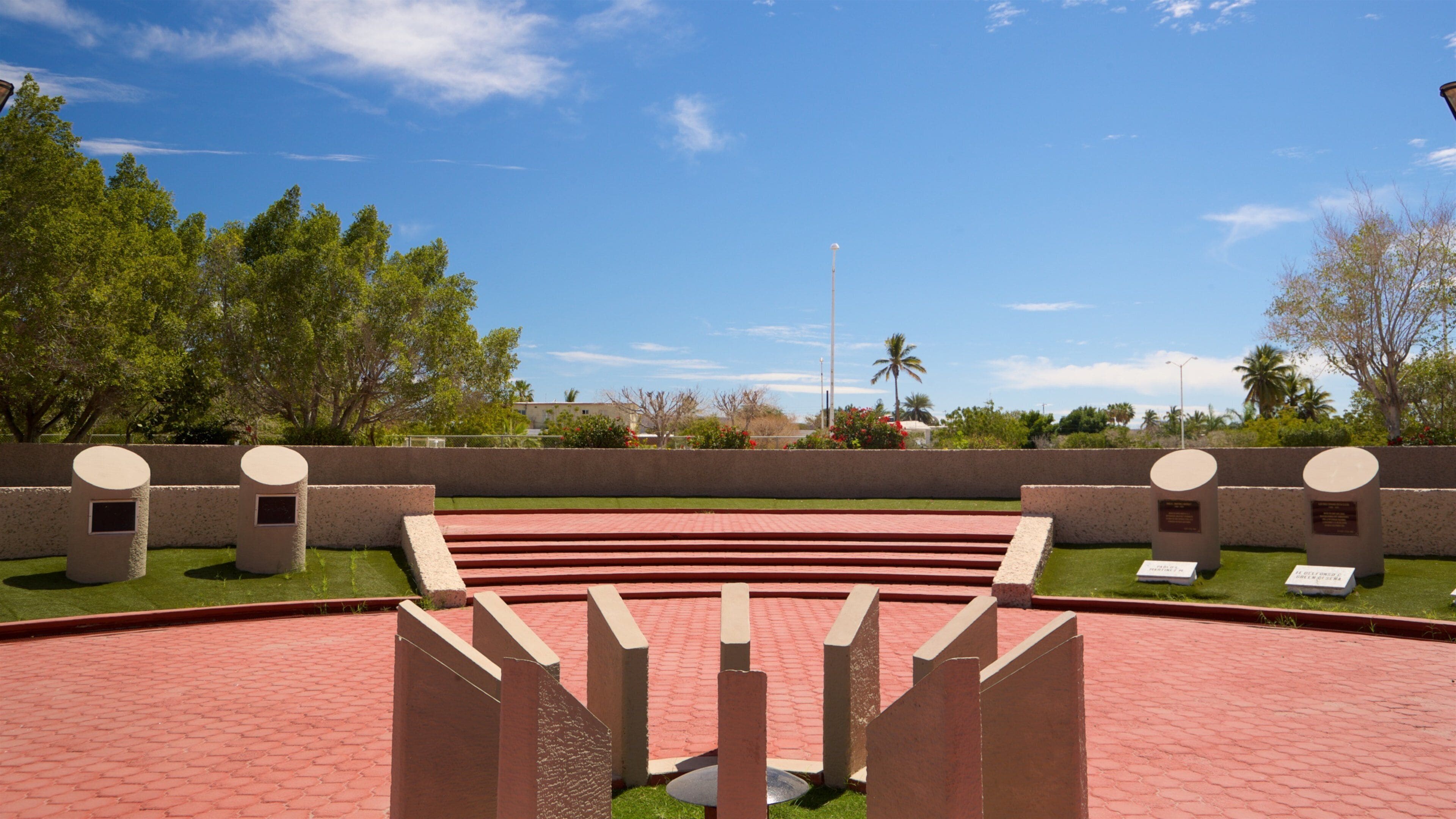 La Paz Theater which includes a park