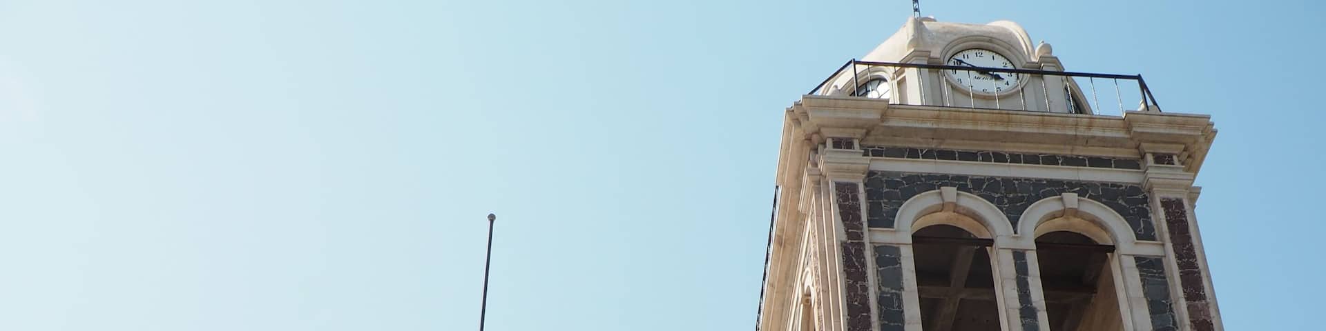 Beautiful shot of the Mission of Our Lady of Loreto Mexico
