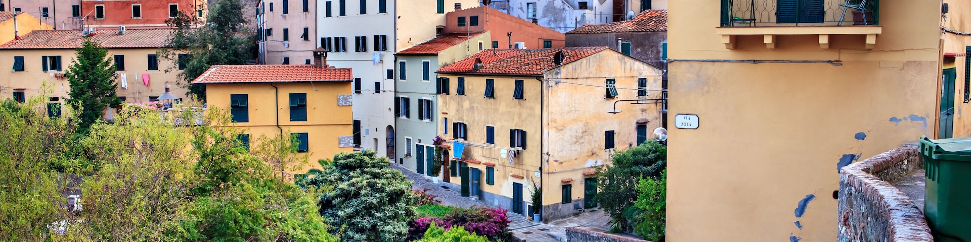 Streets of Rio Nell'Elba on Elba Island, Italy