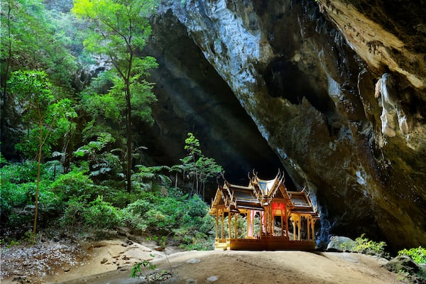 Phraya Nakhon Cave is located in the Khao Sam Roi Yot National Park in Prachuap Khiri Khan