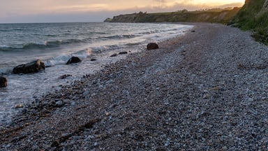 Abendstimmung an einem Strand bei Ebberup im Süden der dänischen Ostseeinsel Fyn/Fünen