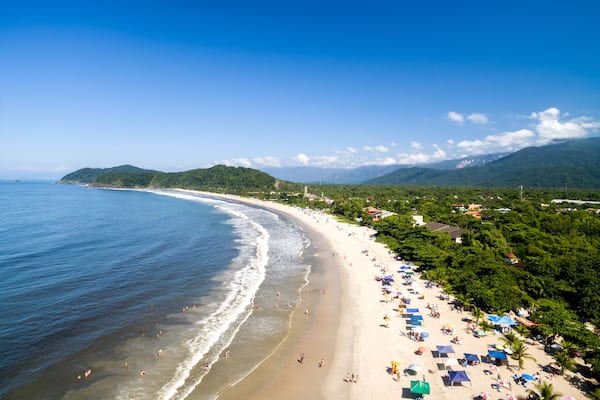 Aerial View of Barra do Sahy, Sao Paulo, Brazil; Shutterstock ID 382412668