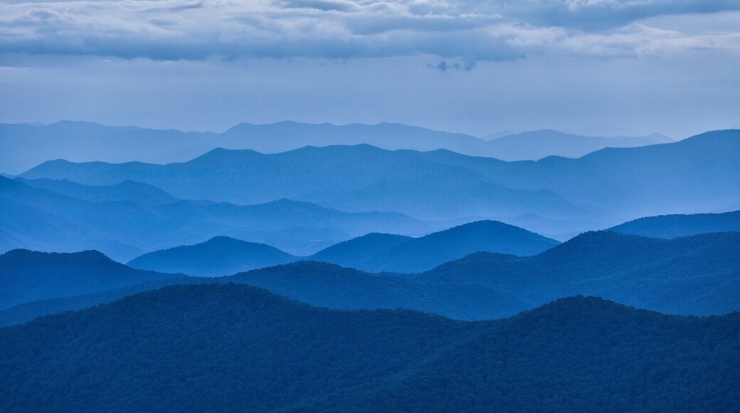 The beautiful Blue Ridge Mountains in Western North Carolina.