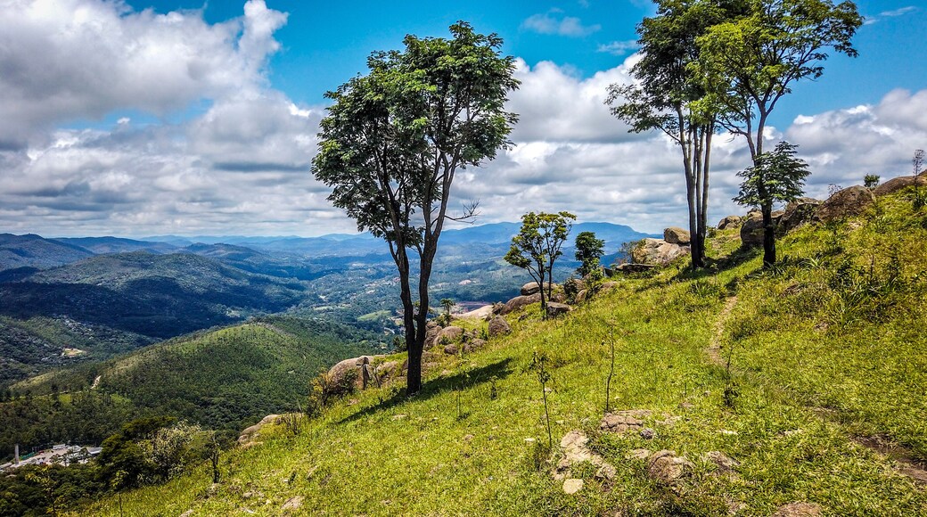 "Pico Do Olho D'agua" attraction is a plateau above a wooded valley. Mairiporã city in São Paulo state, Brazil