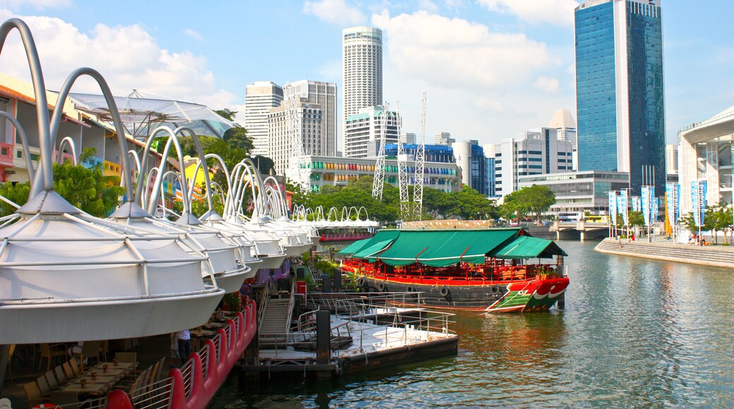 A beautiful view of Clark quay in Singapore, one of the place that experiences the most number of tourist., Shutterstock ID 30710119, Purchase Order: -