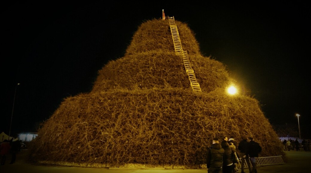 One of the most important events taking place in Puglia this month, is the “Focara di Novoli”, The Festival of Fire in Novoli in the province of Lecce.
This traditional event is dedicated to the memory of St. Antonio Abate, the Patron Saint and protector of Novoli.
This religious and traditional event has its origin in the pre-Cristian era.