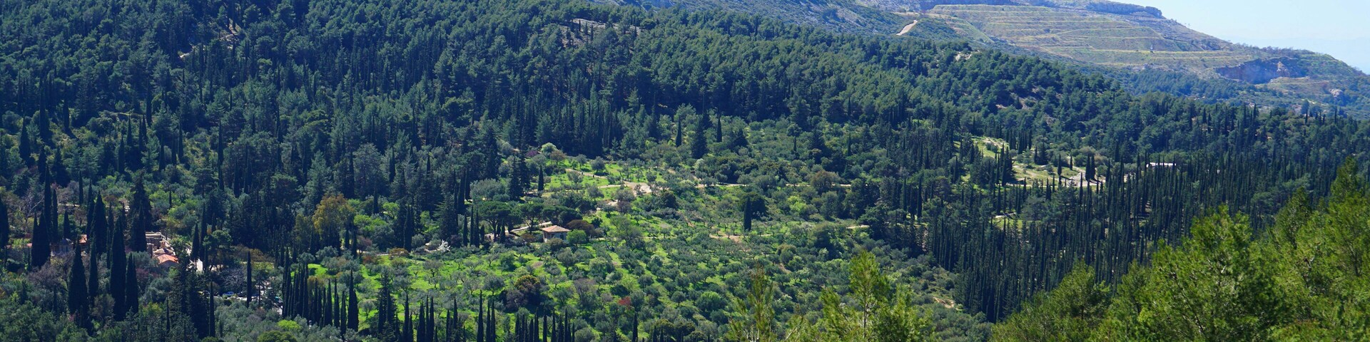 Photo of Kessariani area in Hymetus mountain, Attica, Greece