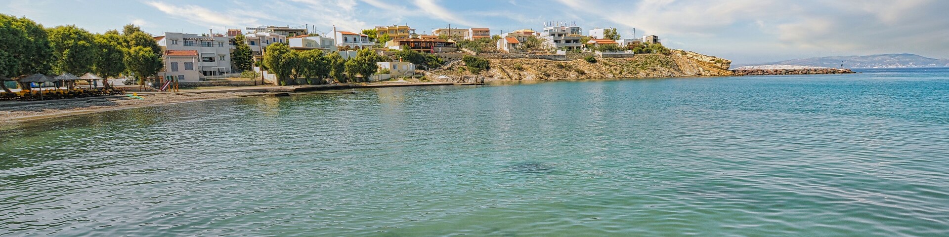 Souvala village in Aegina island of Greece