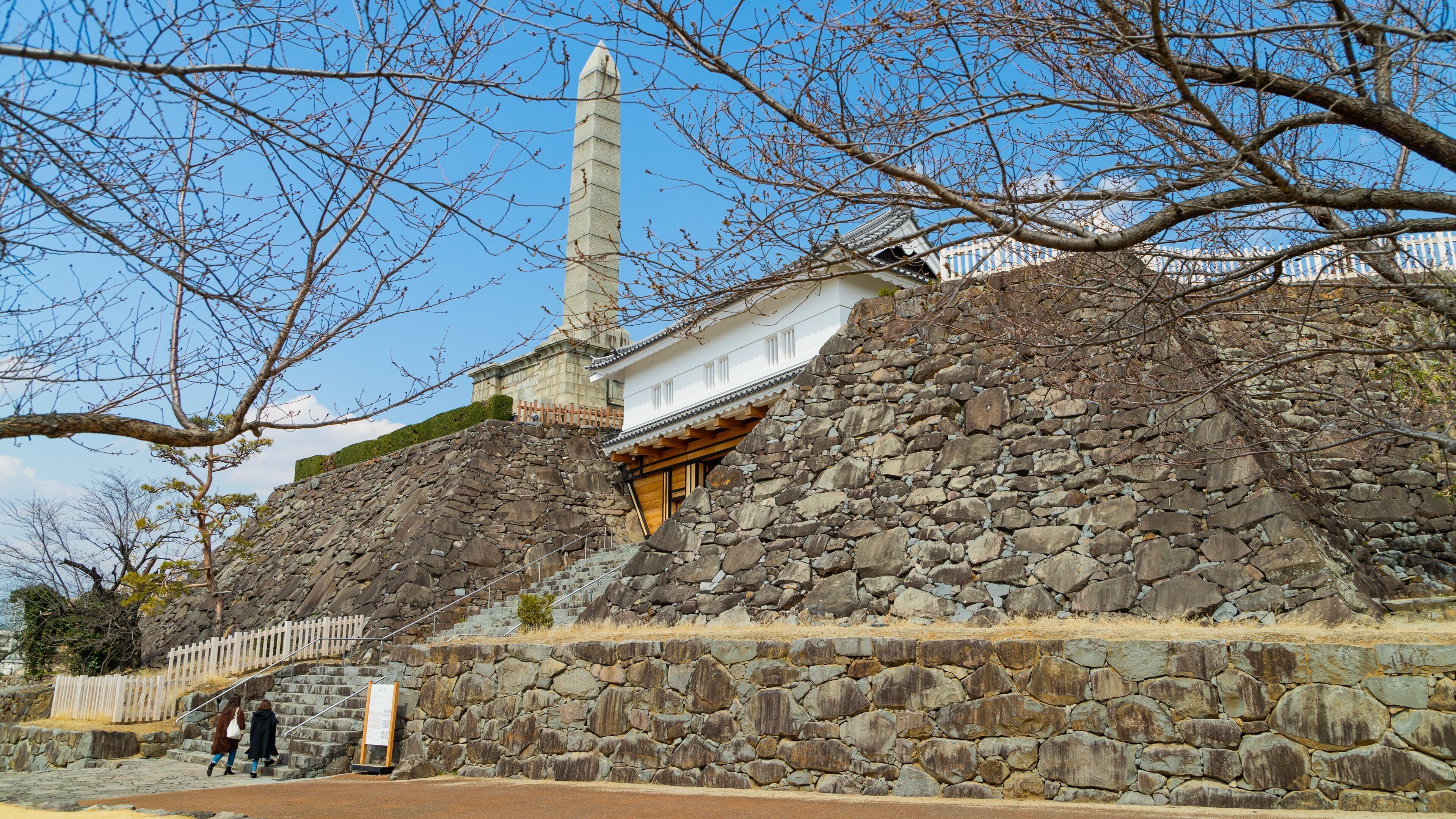 Maizuru Castle which includes heritage architecture as well as a couple