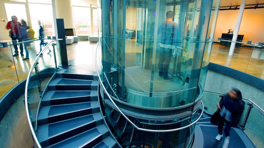 Museum of Old and New Art which includes interior views and modern architecture