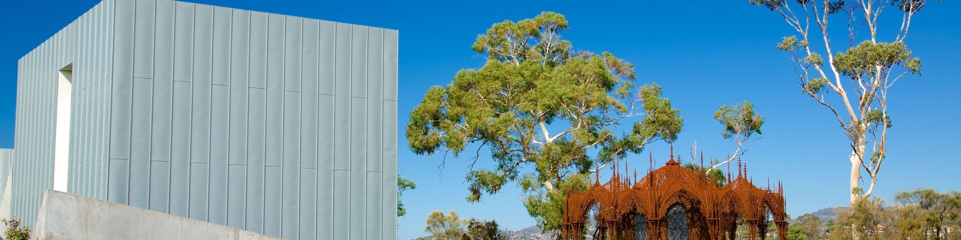 Museum of Old and New Art showing outdoor art