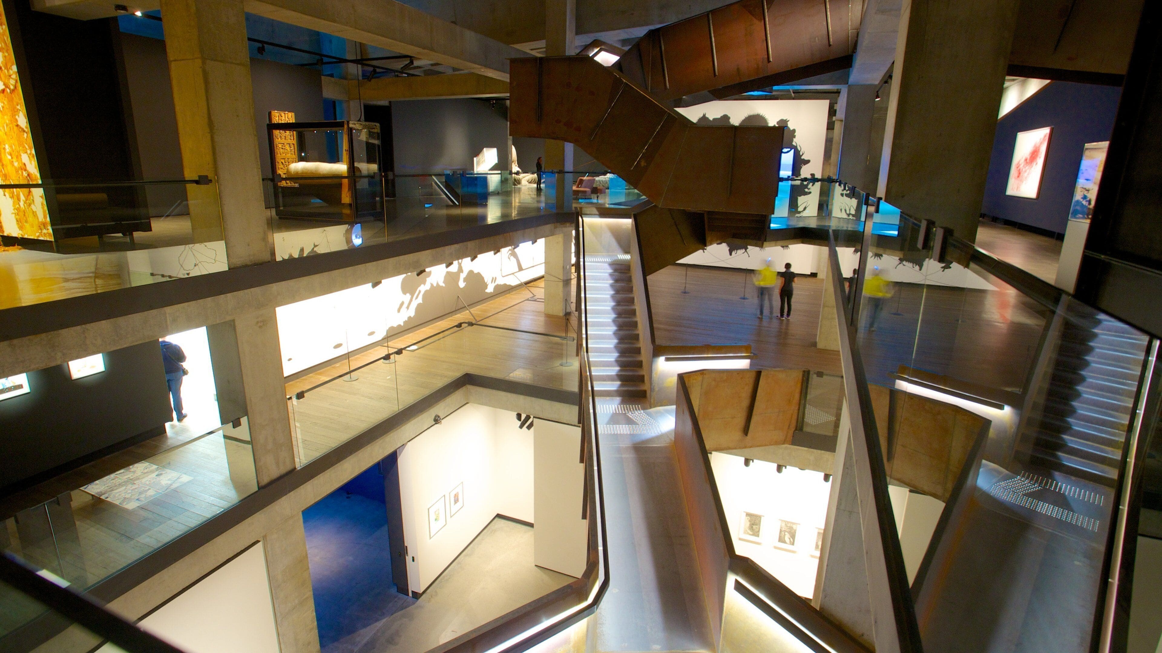 Museum of Old and New Art featuring interior views and modern architecture