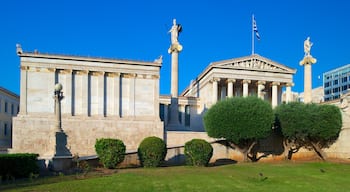 Academy of Athens which includes heritage elements, heritage architecture and an administrative buidling