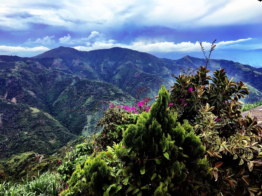 The view from my home in Salamina. #Colombia