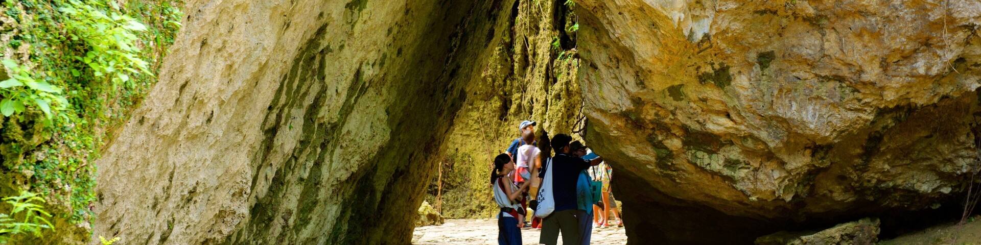 Sefa Utaki which includes hiking or walking