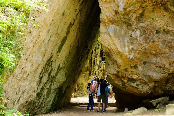 Sefa Utaki featuring hiking or walking