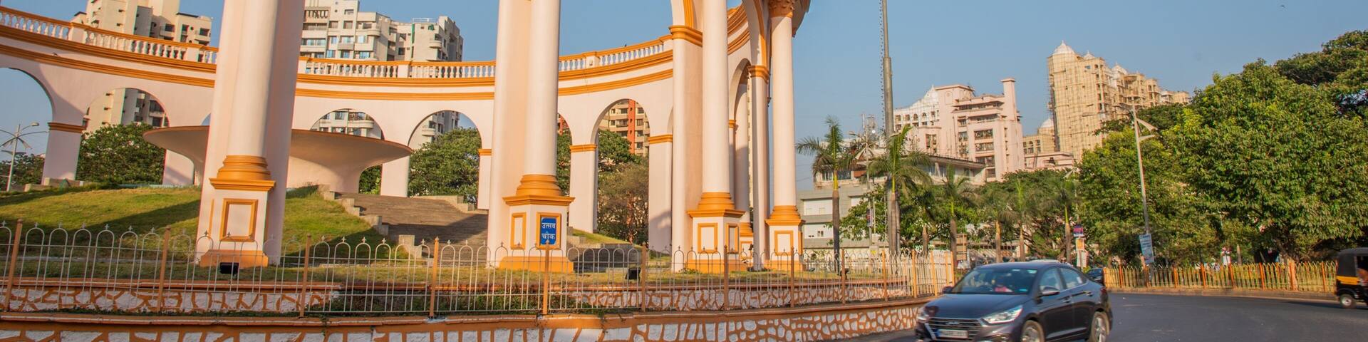 Utsav Chowk showing heritage elements