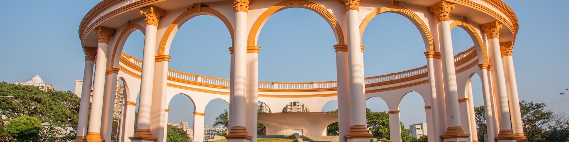 Utsav Chowk featuring heritage elements and motorcycle riding