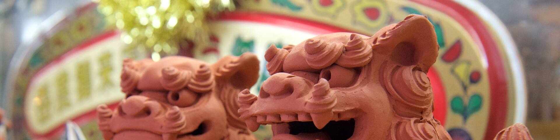 Tsuboyas krukmakerimuseum som visar konst