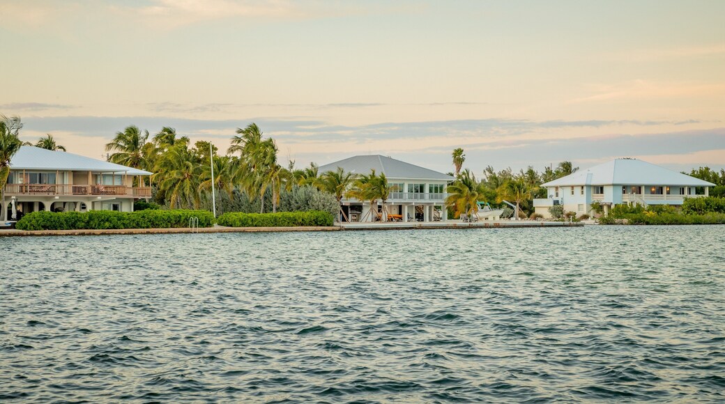 Sugarloaf Shores showing a bay or harbor, a house and a sunset