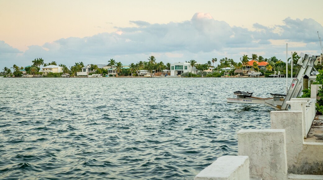 Sugarloaf Shores showing a bay or harbor and a sunset