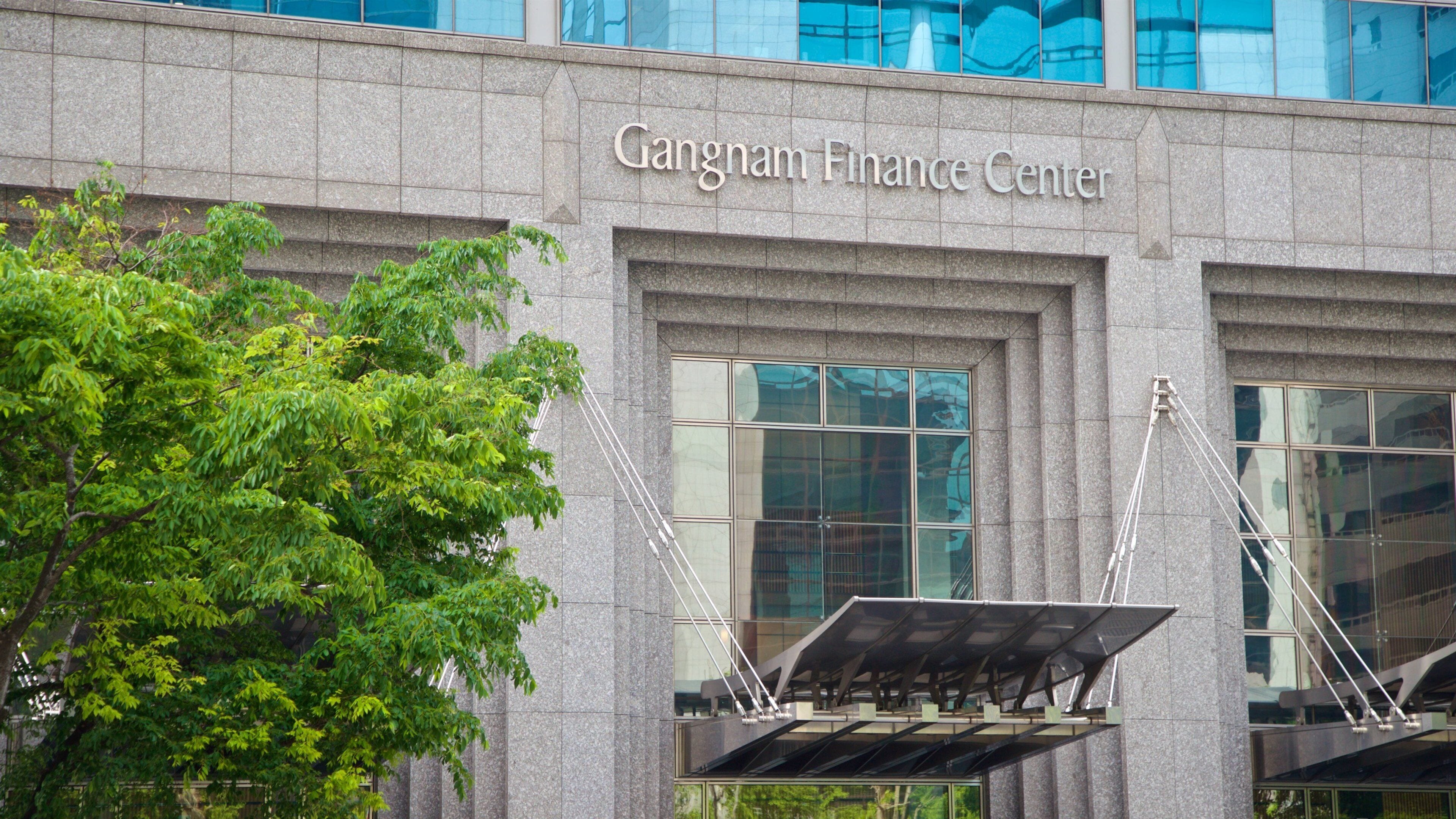 Yeoksam which includes signage