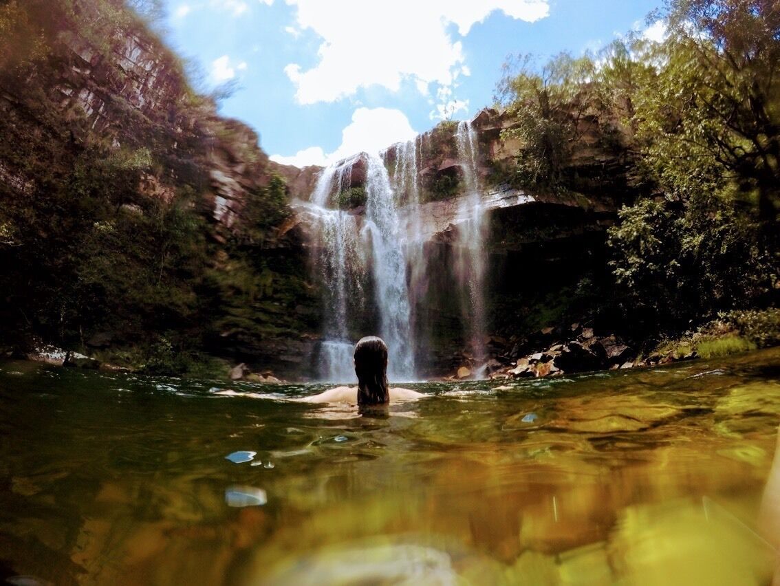Cachoeira do Cordovil. Fazenda Volta de Serra. Chapada dos Veadeiros