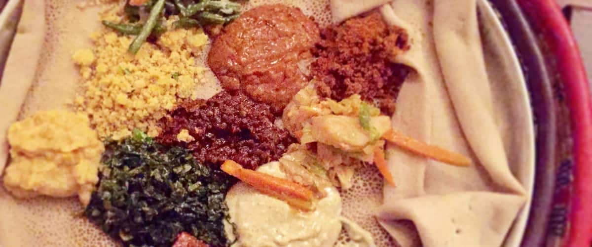Go to any Ethiopian restaurant across the country and ask for a beyayenetu aka fasting platter... so many flavours in one meal 😋
I learnt that for almost 200 days of the year, people across Ethiopia fast - which basically means they eat no animal products. Vegans (and foodies) rejoice!
#theshootingstar #ethiopia #addisababa #food #vegan