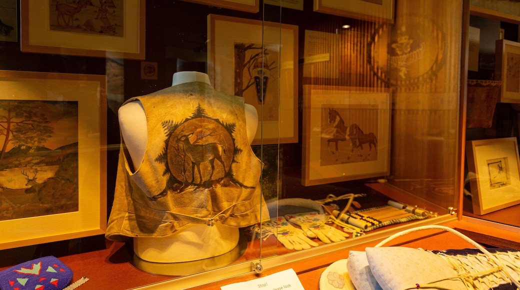 Nk\'Mip Desert Cultural Centre featuring interior views