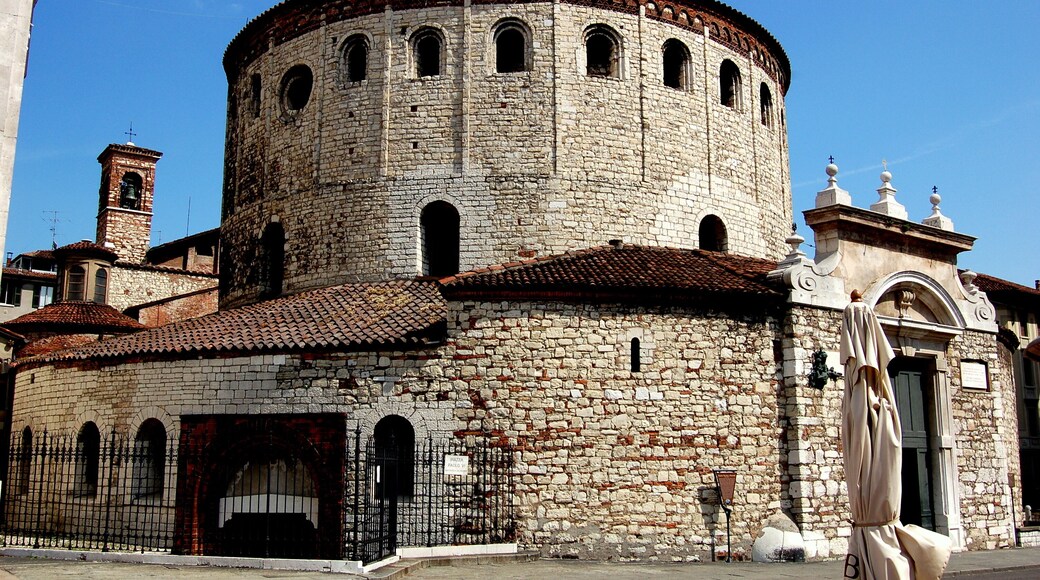 BRESCIA, ITALY: The Rotondo (Winter Cathedral / Duomo) of Santa Maria Maggiore dating to the 11th century with its unique circular sanctuary