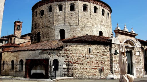 BRESCIA, ITALY: The Rotondo (Winter Cathedral / Duomo) of Santa Maria Maggiore dating to the 11th century with its unique circular sanctuary