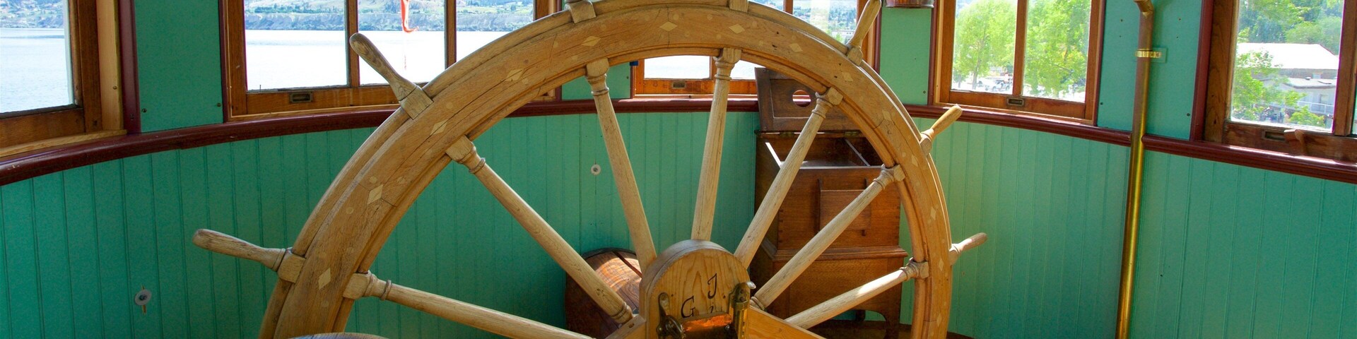 S.S. Sicamous Inland Marine Museum featuring interior views and boating