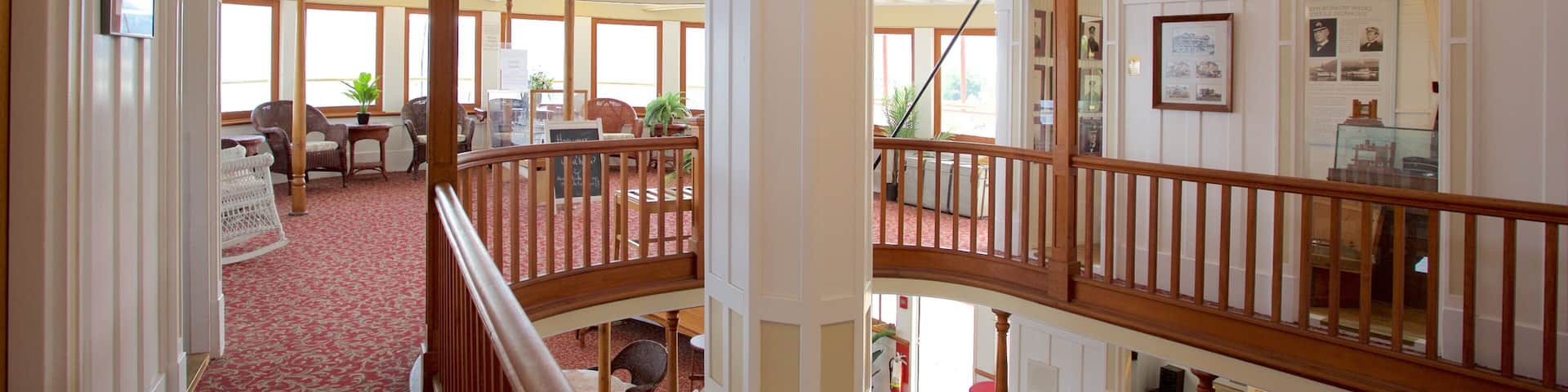 S.S. Sicamous Inland Marine Museum featuring interior views and heritage elements